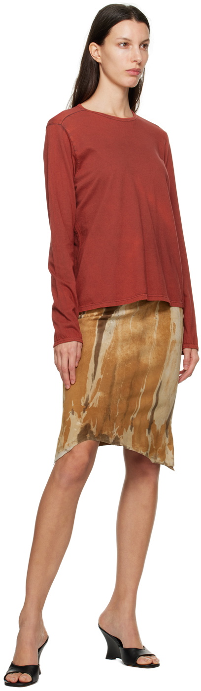Gabriela Coll Garments Red No.87 Long Sleeve T-Shirt