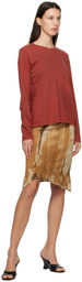 Gabriela Coll Garments Red No.87 Long Sleeve T-Shirt