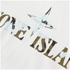 Stone Island Junior Men's Underwater Camo Print T Shirt in Ivory