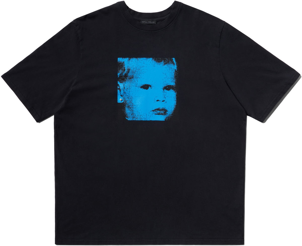 【関税込み】Still Kelly ブラック Crewneck Baby Face Tシャツ Baby Face T-Shirt – Still Kelly