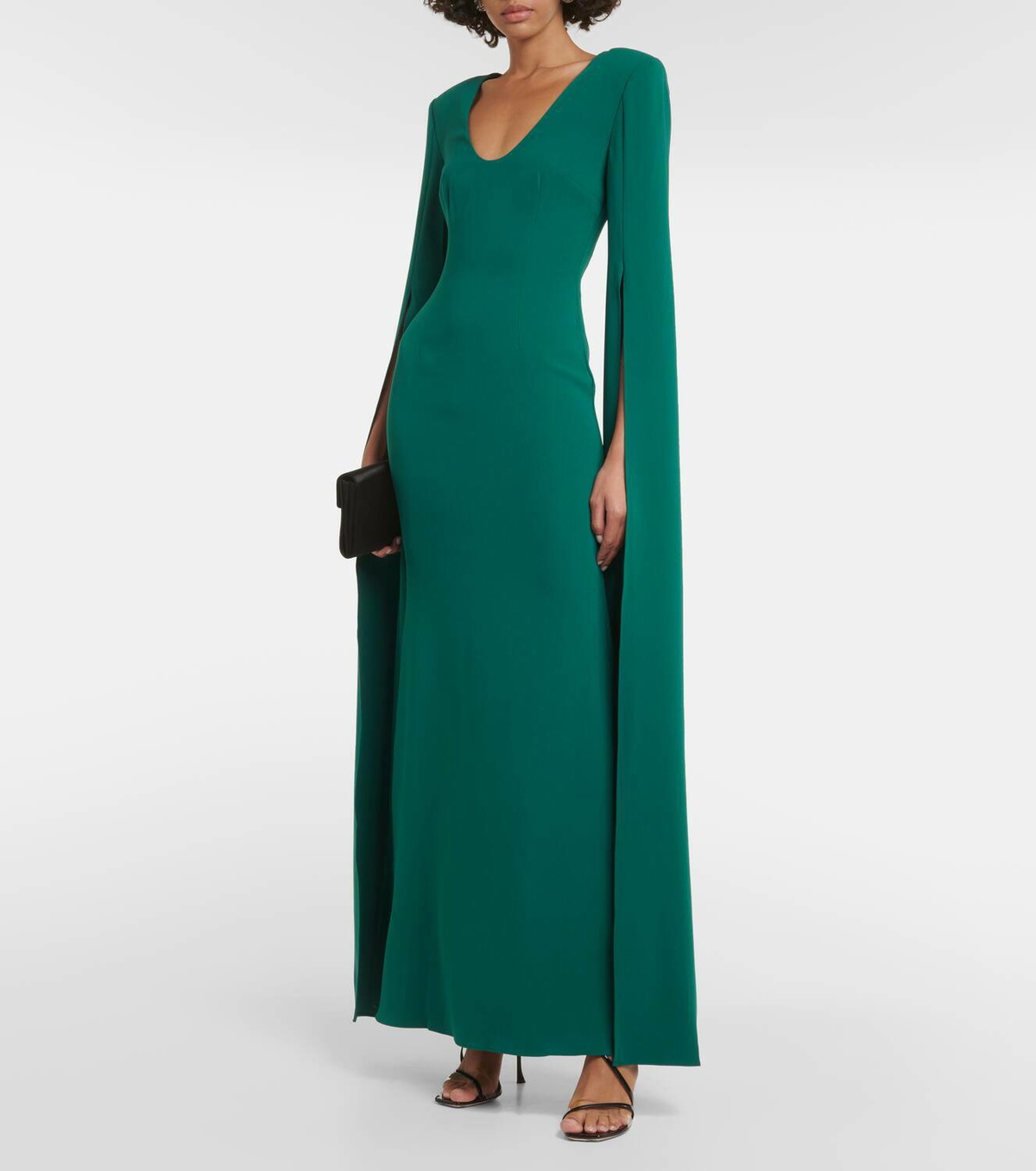 【Roland Mouret】 Cape-sleeve cadyガウン Roland Mouret Cape-sleeve cady gown Roland Mouret
