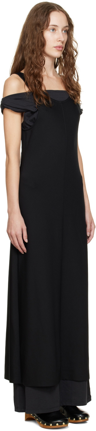 mini bodycon dress black Ruched Asymmetric Spaghetti US 4 Wedding Jy Young Girl size:8