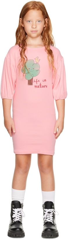 Photo: The Campamento Kids Pink 'Life in Nature' Dress