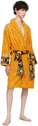 Versace Underwear Gold 'I Heart Baroque' Bathrobe