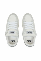Diesel S-D-Ollie - Distressed sneakers in leather and suede - Sneakers Mens in White