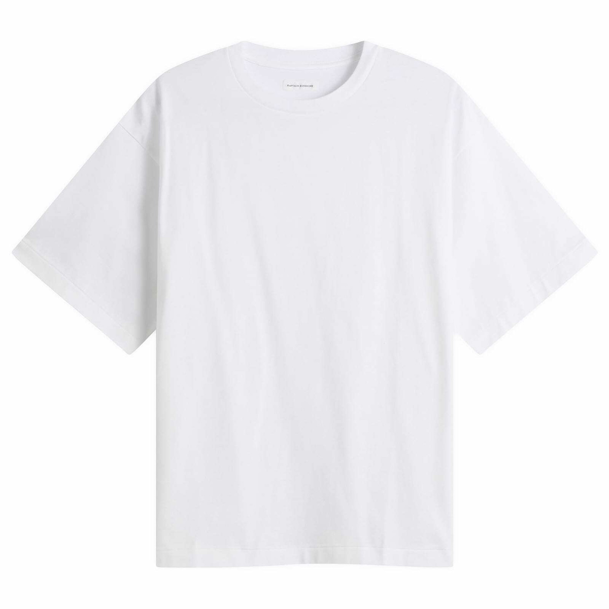 Kaptain Sunshine Men's Suvin Cotton Short Sleeve T-Shirt in White