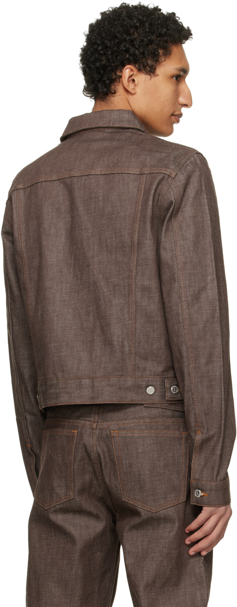 A.P.C. Brown Lenny Denim Jacket