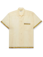 BODE - Jacquard-Trimmed Cotton Shirt - Neutrals