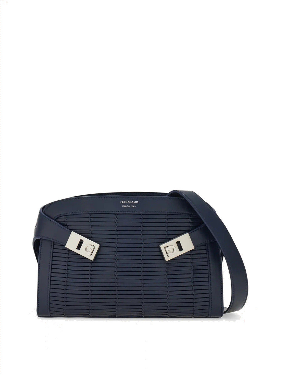 NO/FAITH STUDIOS Black Denim Multipocket Bag
