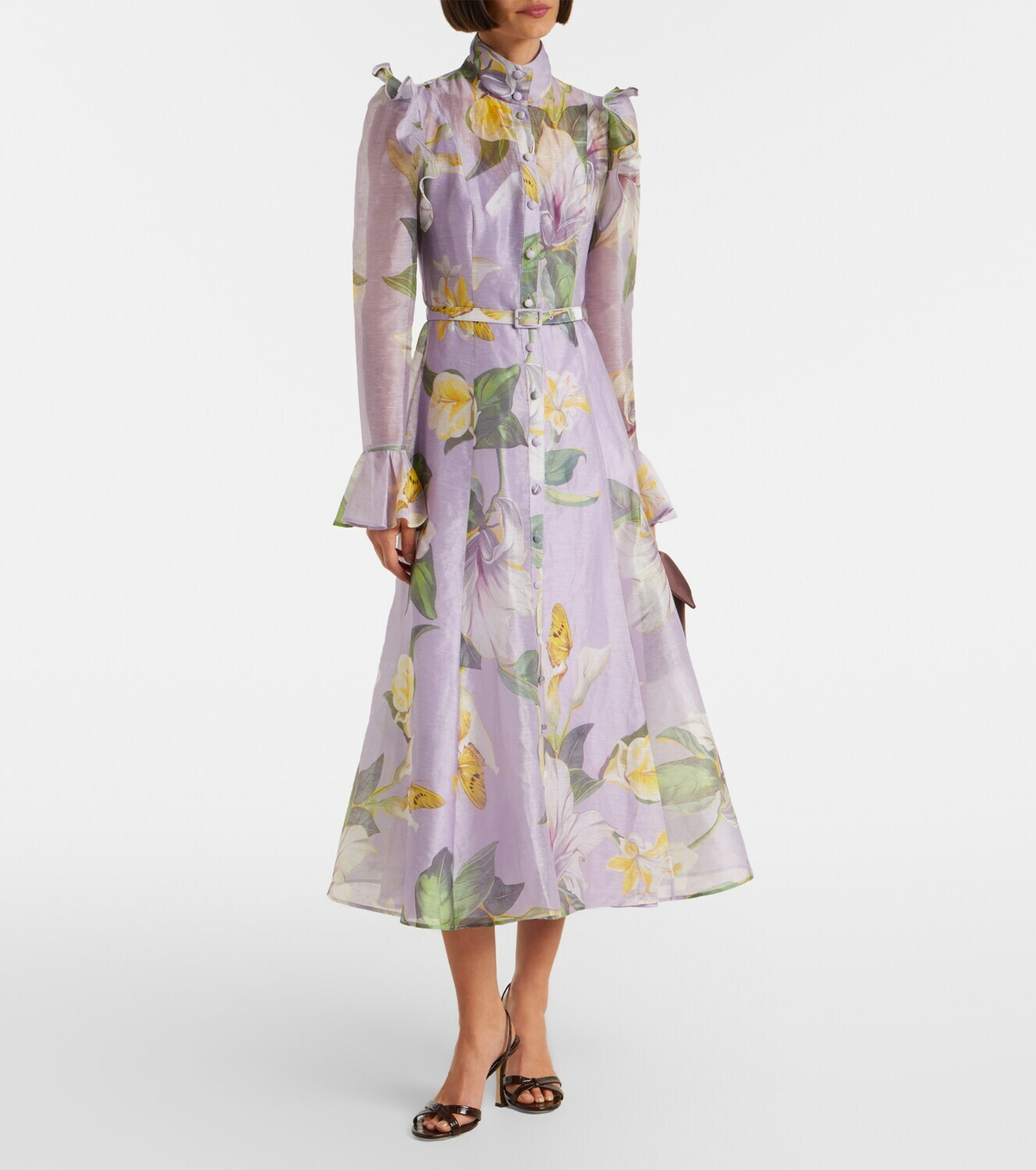 Leo Lin Katrina linen-blend shirt dress