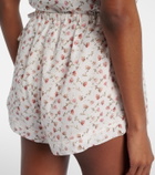 Posse Charlotte floral cotton shorts