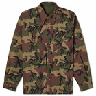 DAIWA Men's Tech Reversible Paramarine Jacket in Woodland Camo/Olive