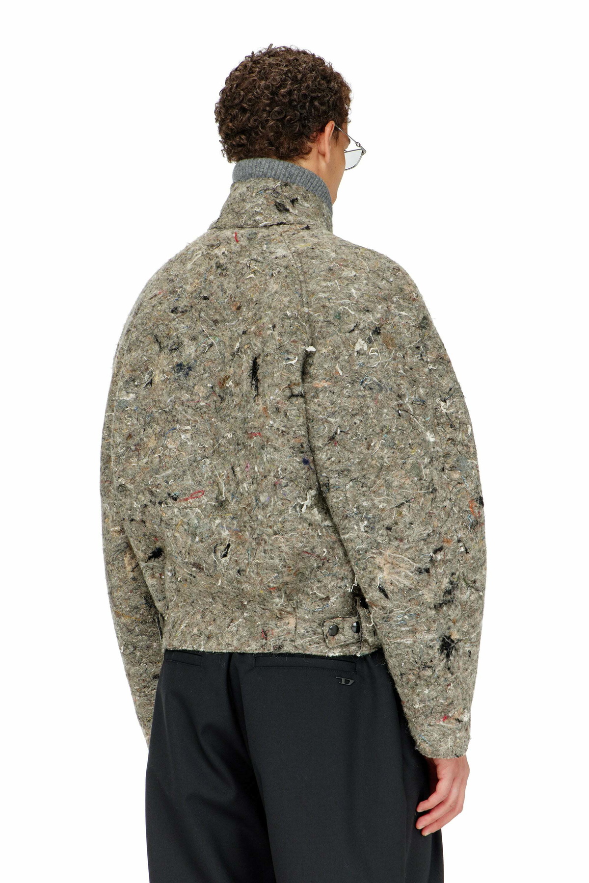 Diesel Upcycled felted jacket - Jackets - Man -