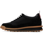 Thom Browne Black Tech Nylon Alumni Sneakers