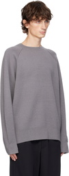 Y-3 Gray 3S Knit Sweater