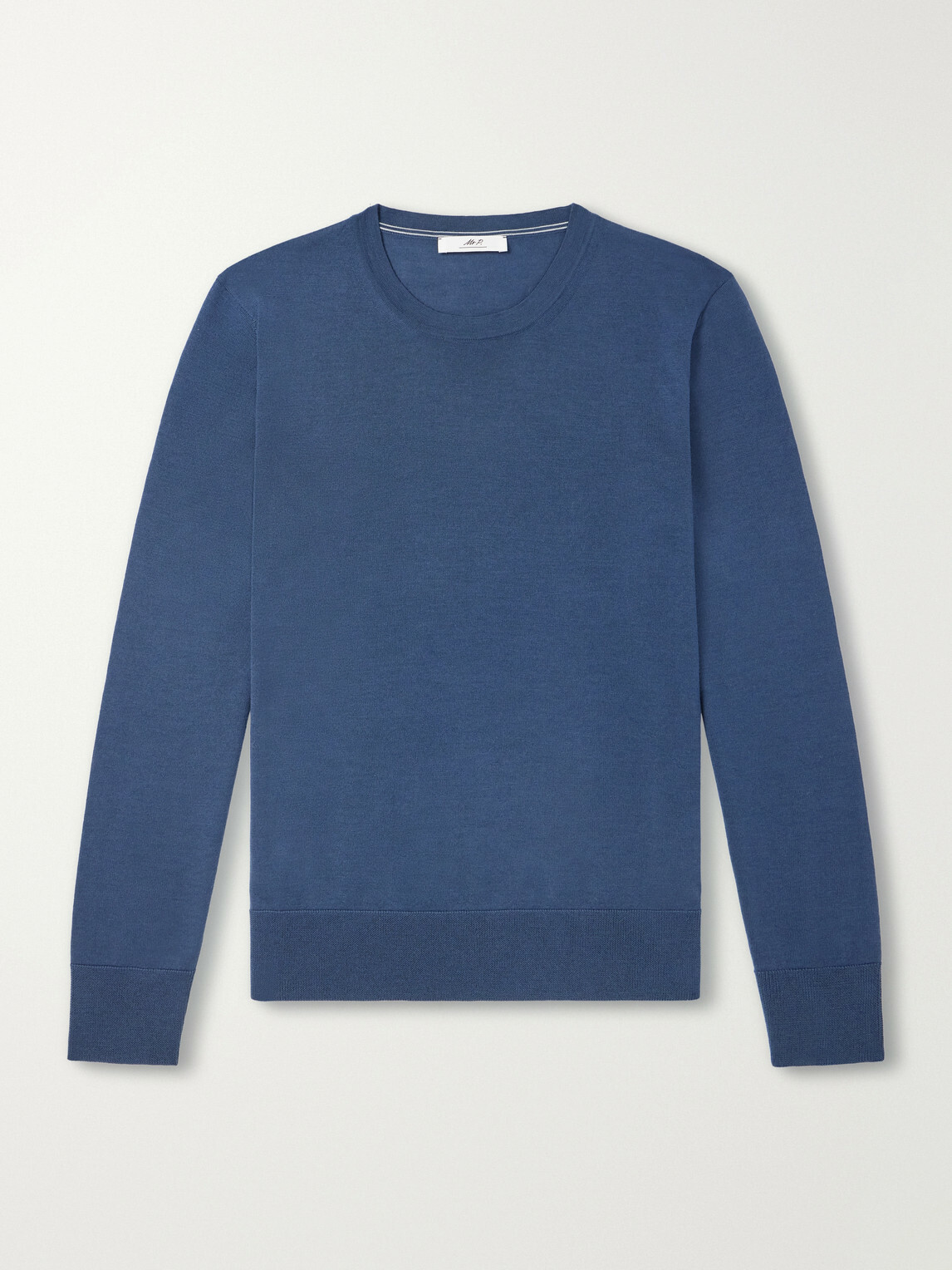 Mr P. - Wool Sweater - Blue