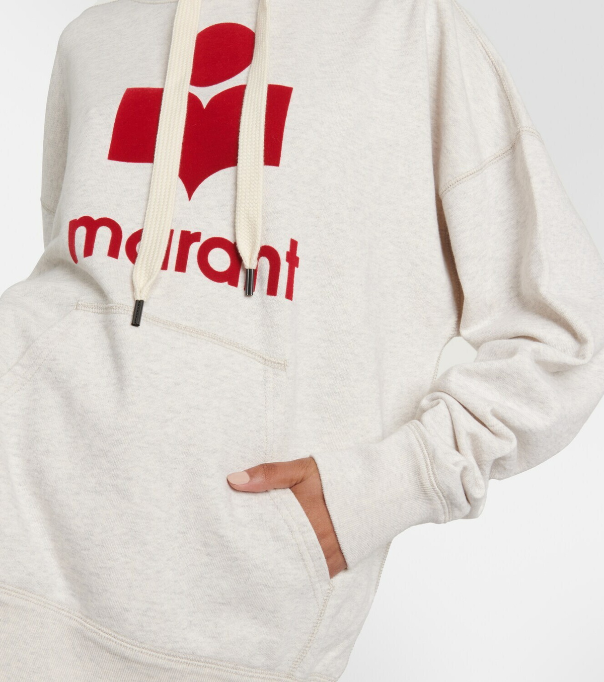 Marant Etoile Mansel logo cotton-blend hoodie Isabel Marant Marant Etoile Mansel logo cotton-blend hoodie Isabel Marant