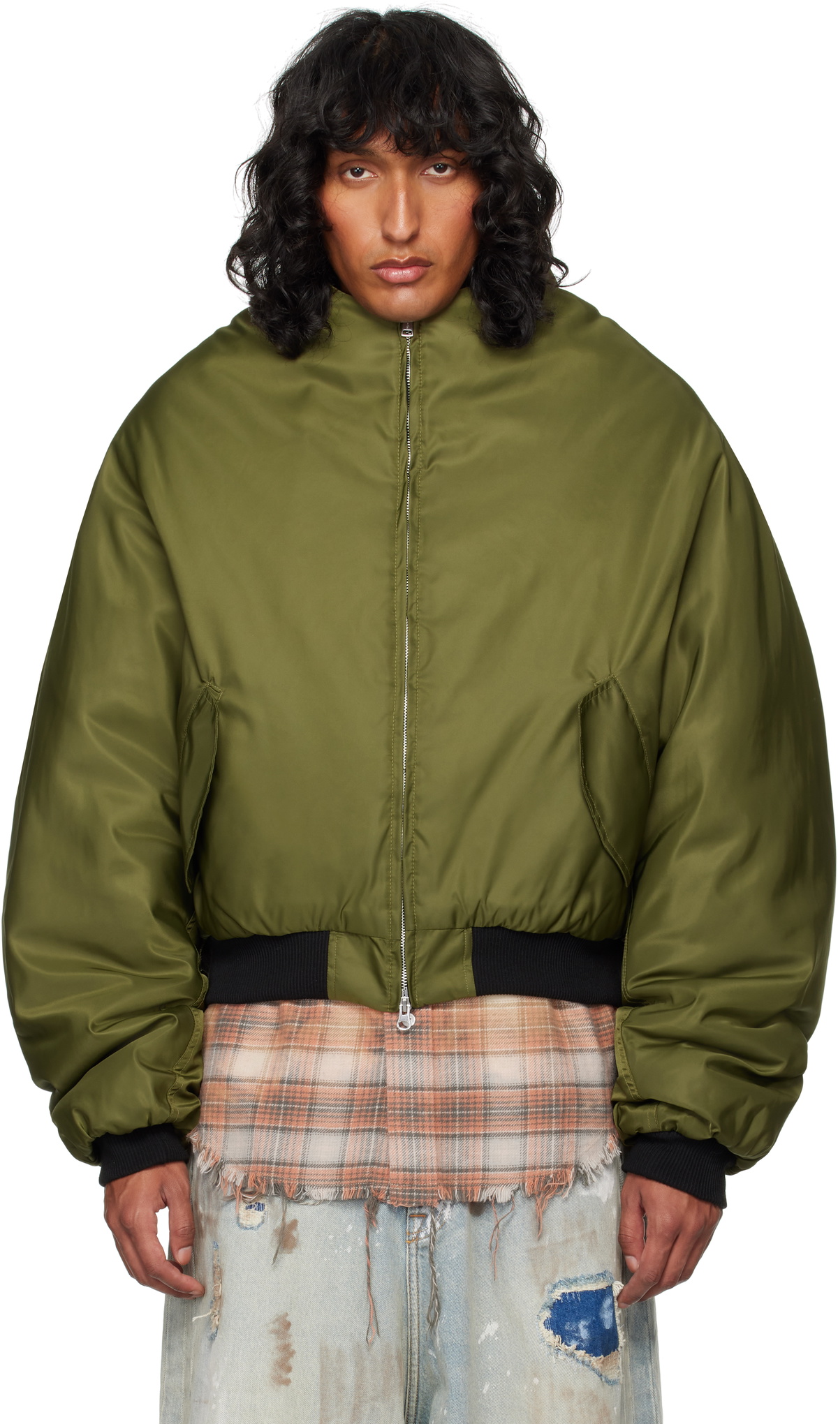 Rivington Roi Rebis Khaki Abraxas Bomber Jacket