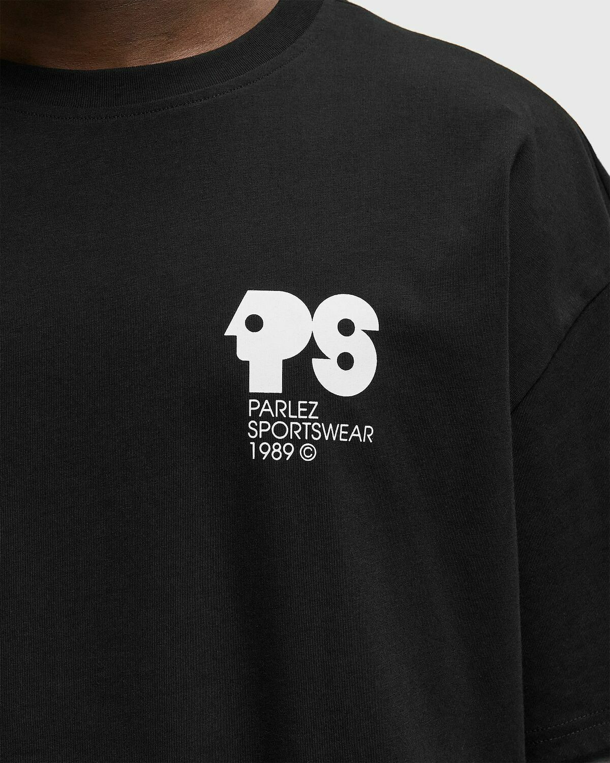 Parlez Broadcast Oversized Tee Black Mens Shortsleefe