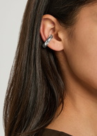Timeless Pearly Sterling Silver ear Cuff - One Size