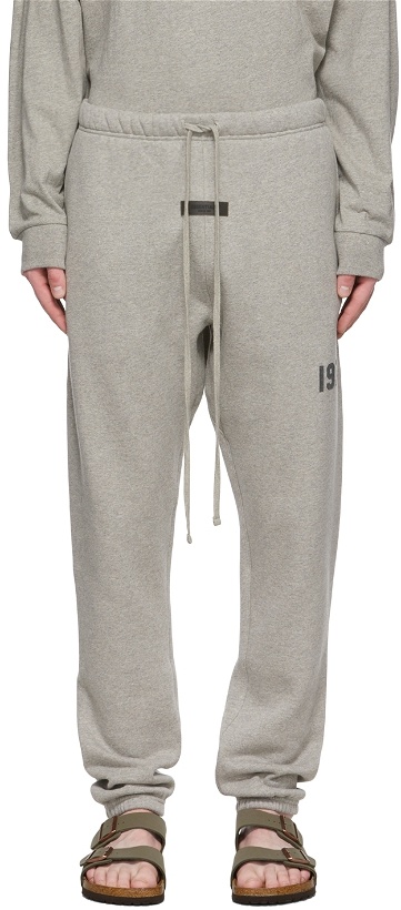 Photo: Essentials Gray Cotton Lounge Pants