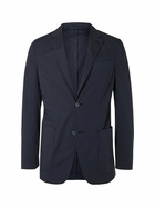 Zegna - Unstructured Cotton-Blend Tela Vela Blazer - Blue