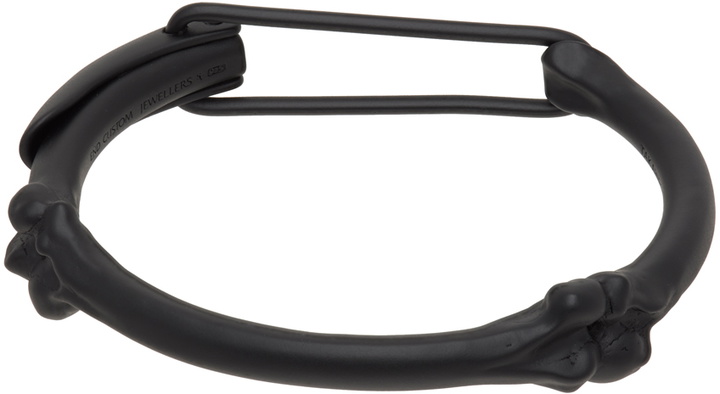 Photo: TAKAHIROMIYASHITA TheSoloist. Black Bone Shaped Clip M Bracelet
