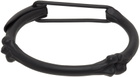TAKAHIROMIYASHITA TheSoloist. Black Bone Shaped Clip M Bracelet