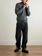 S.N.S Herning - Naval Virgin Wool Zip-Up Cardigan - Gray