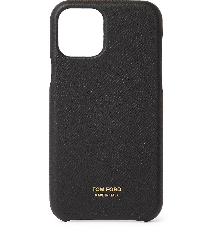 Photo: TOM FORD - Full-Grain Leather iPhone 11 Case - Black
