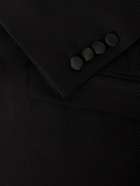 Favourbrook - Tommy Grosgrain-Trimmed Wool Tuxedo Jacket - Black