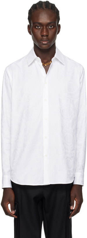 Photo: Versace White Barocco Shirt