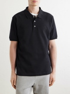 A.P.C. - Joe Cotton-Piqué Polo Shirt - Black