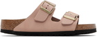 Birkenstock Pink Regular Arizona Soft Footbed Sandals