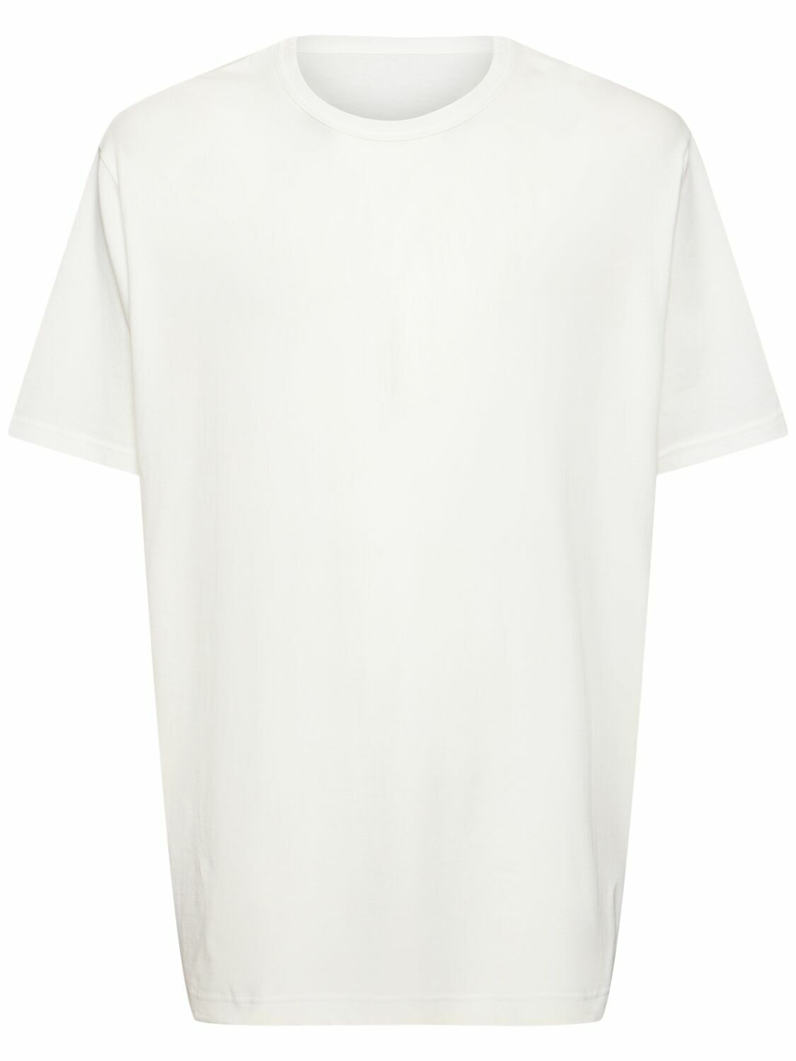 Tシャツ・カットソー Yohji Yamamoto SS25 Cotton shirt (HPB01001 WHITE1) SUIT CELLULOSE POPLIN CDH OPEN COLLAR SHIRT – THE SHOP YOHJI