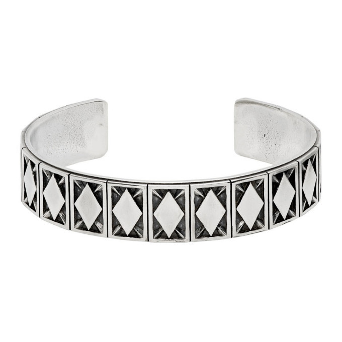 Photo: Emanuele Bicocchi Silver Rhombus Pattern Bracelet