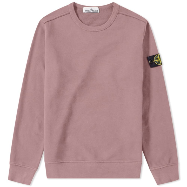 Photo: Stone Island Garment Dyed Crew Sweat Pink