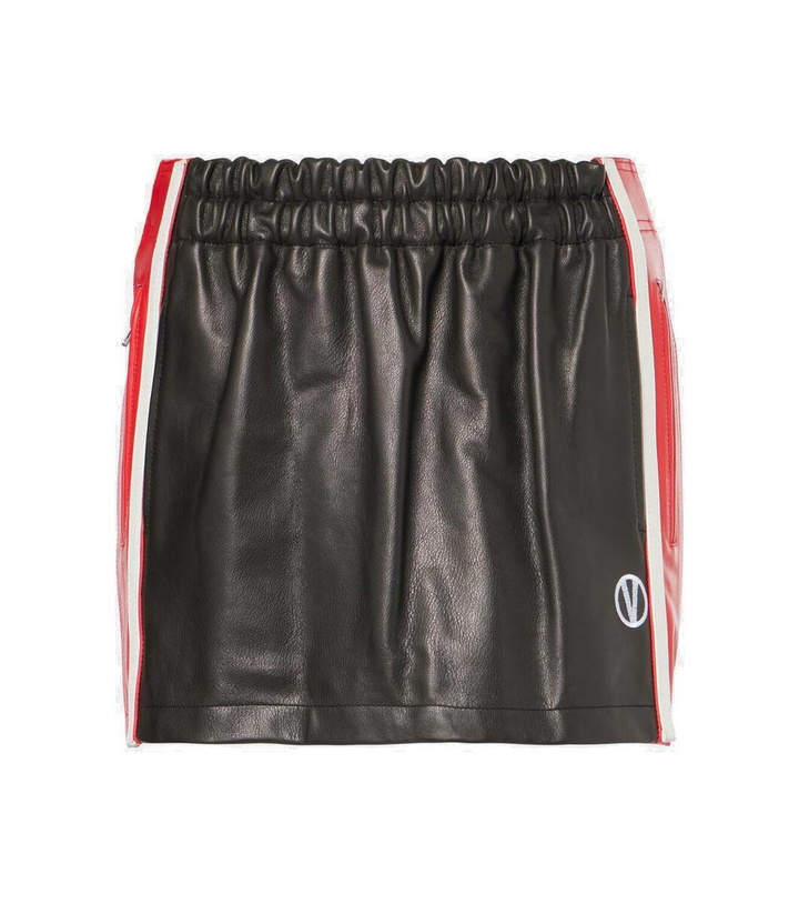 Photo: Vetements Leather miniskirt