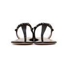 Givenchy Black Elba Thong Sandals