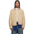 Polo Ralph Lauren Beige 'The Ashdale' Suede Jacket