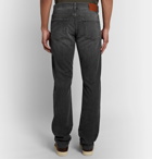 Canali - Slim-Fit Stretch-Denim Jeans - Gray