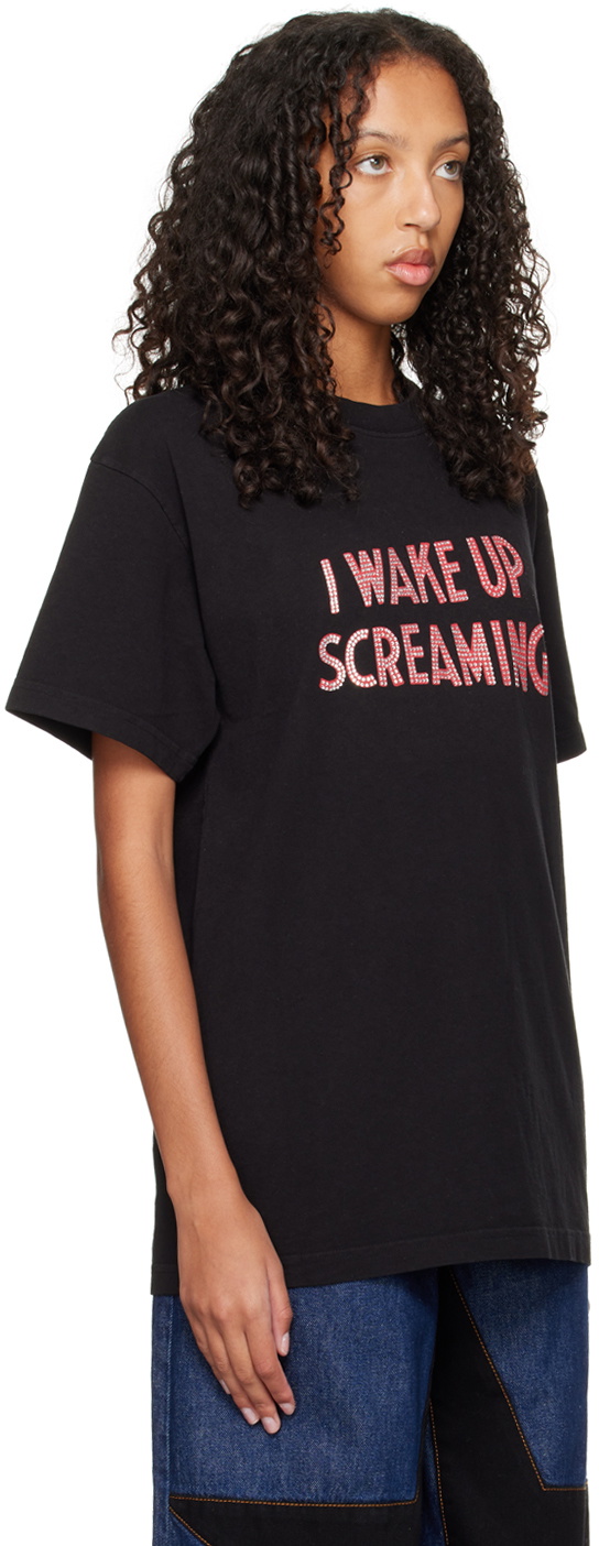 Mondo Mondo Black 'I Wake Up Screaming' T-Shirt