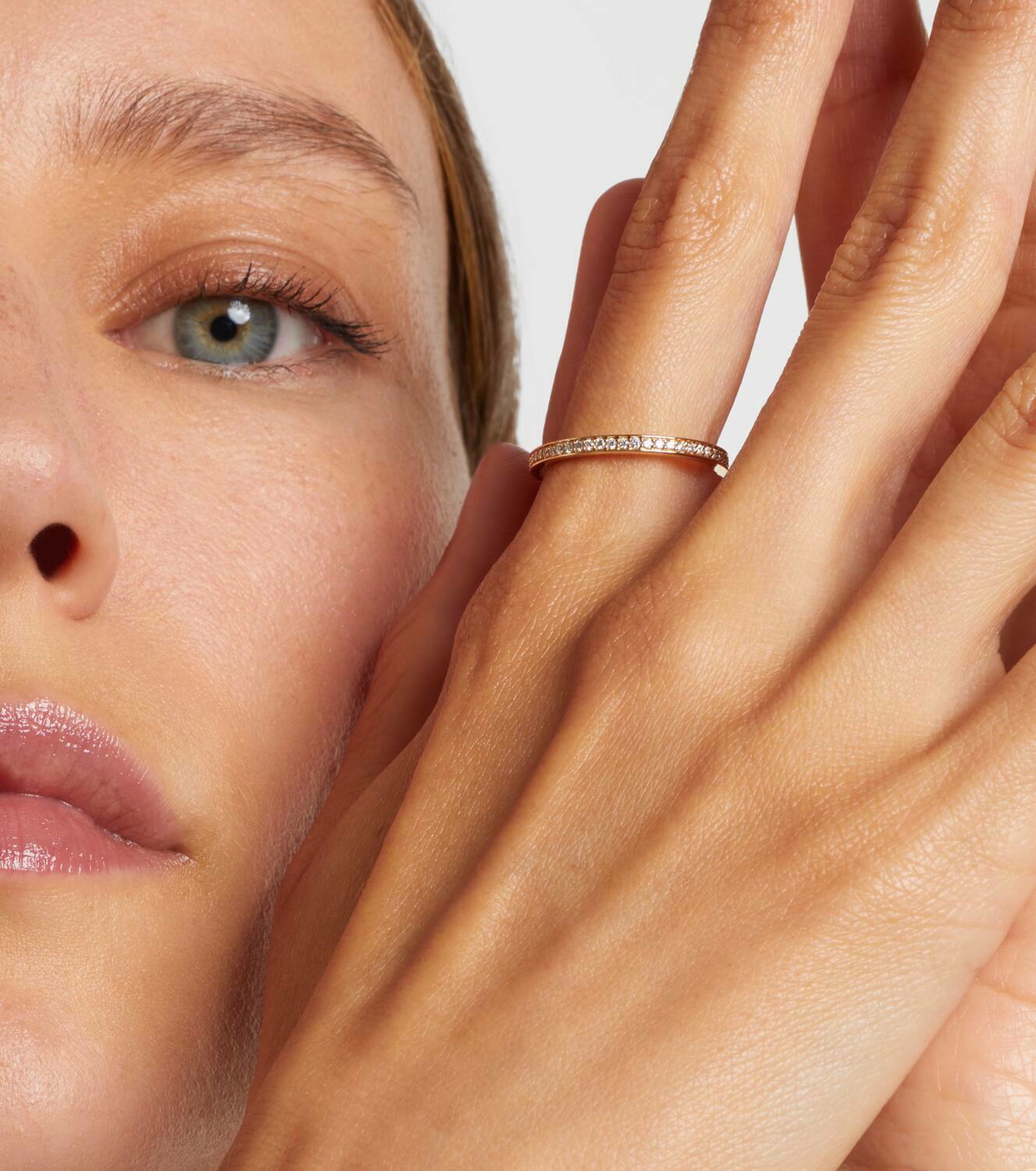 Roxanne First 14kt gold ring with diamonds