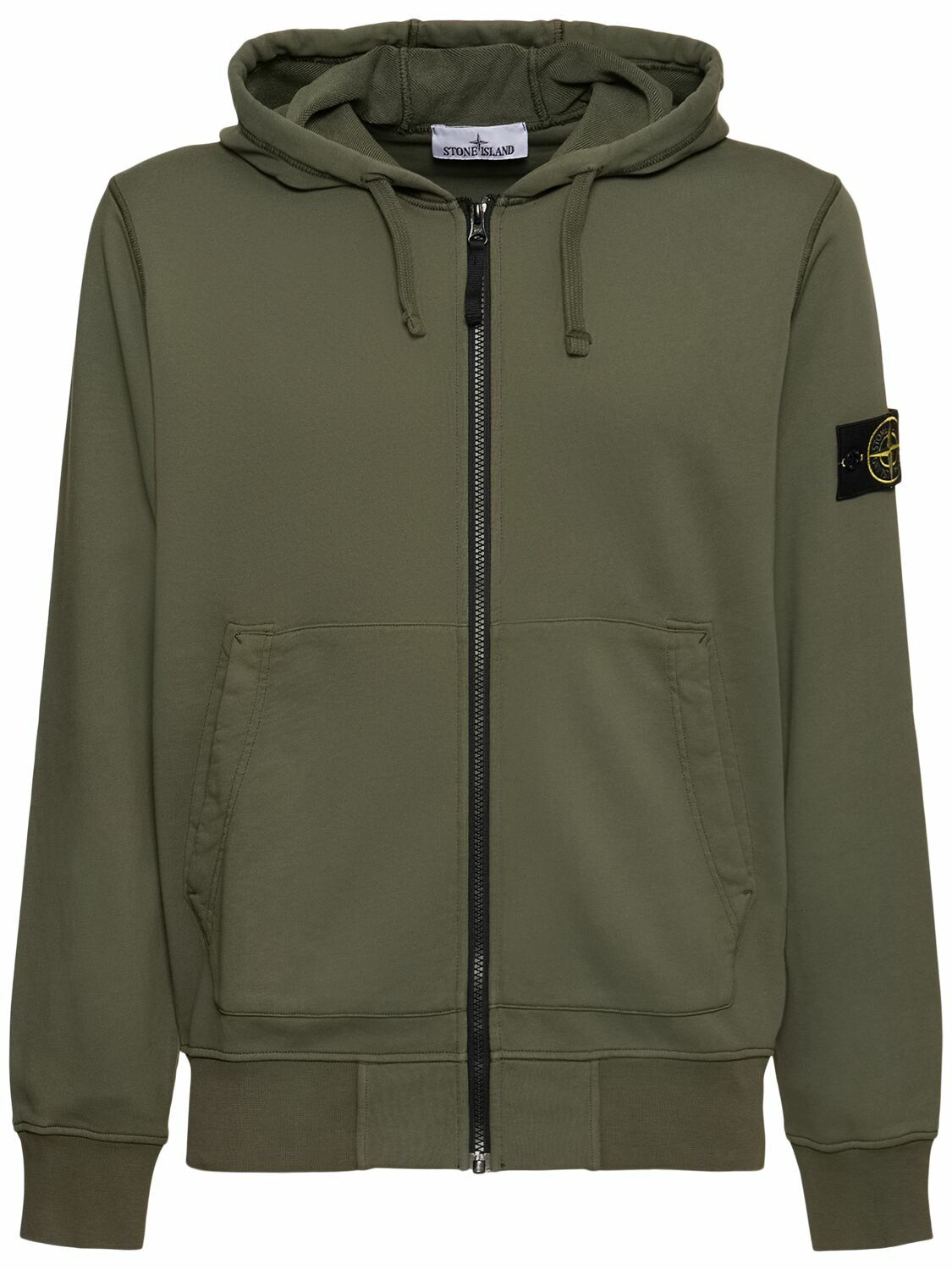 STONE ISLAND Hooded Zip-up Sweatshirt Stone Island