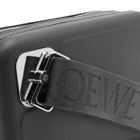 Loewe Men's Molded Sling Bag in Dark Grey
