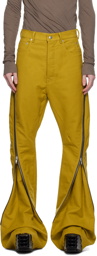 Rick Owens Yellow Bolan Banana Jeans