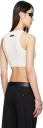Fear of God ESSENTIALS White Soft Rib Sport Tank Top