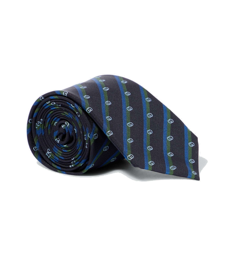 Photo: Gucci - Interlocking G silk tie