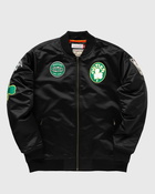 Mitchell & Ness Nba Satin Bomber Jacket Boston Celtics Black - Mens - Bomber Jackets/Team Jackets