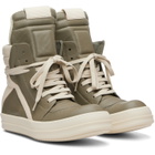 Rick Owens Taupe Tower Geobasket Sneakers